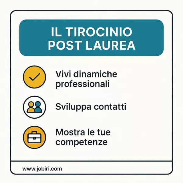 tirocinio post laurea vantaggi