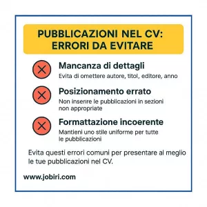 errori pubblicazioni