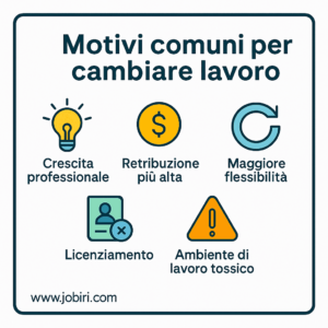 motivi cambiare lavoro