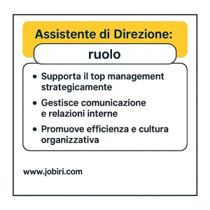 assistente direzione