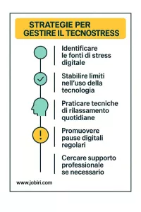strategie per gestire il tecnostress 