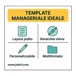 template cv da stampare e scaricare
