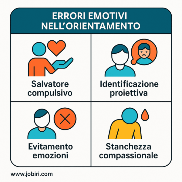 errori emotivi orientamento 
