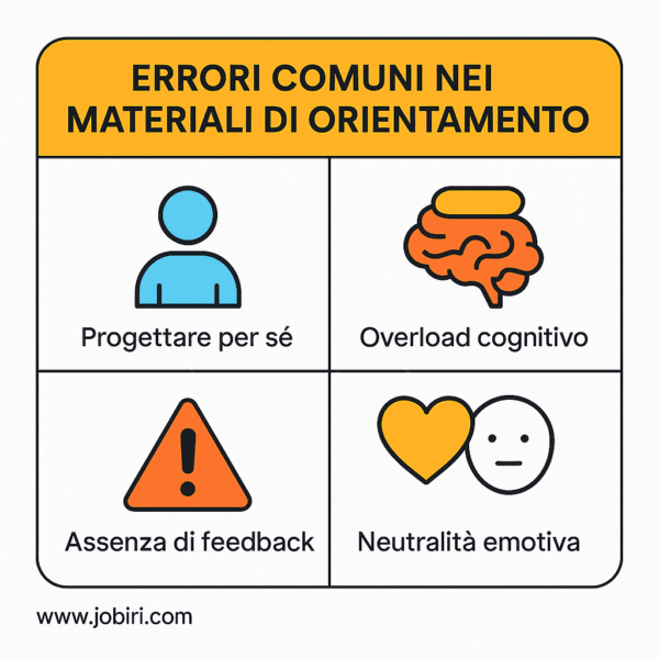 errori materiali orientamento