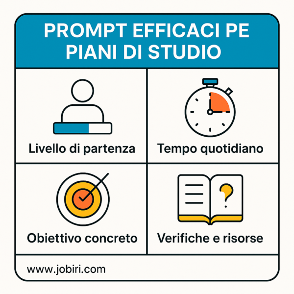 prompt efficaci piani studio