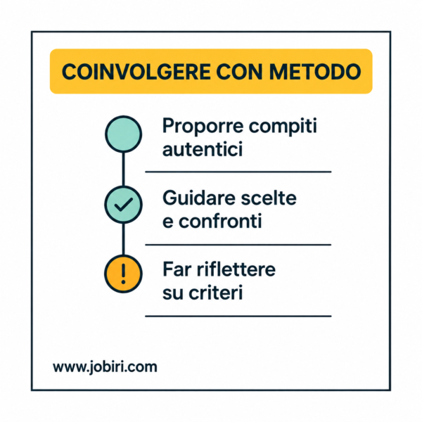 coinvolgere con metodo